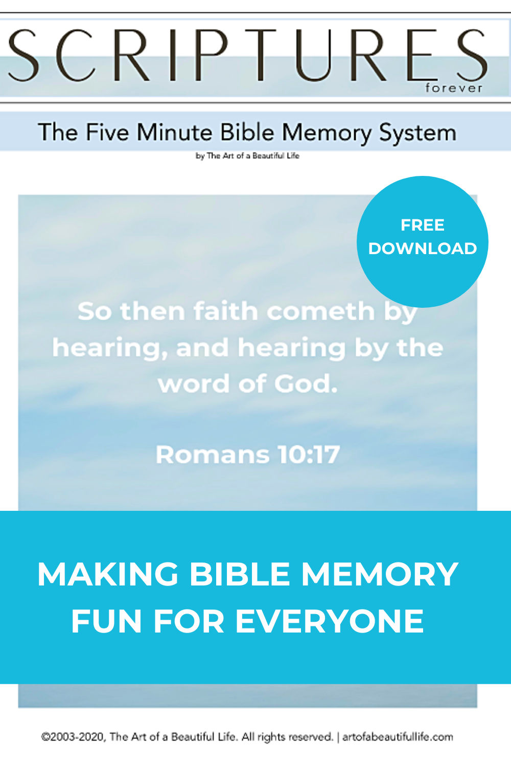 Five Minute Bible Memory System - Free Download