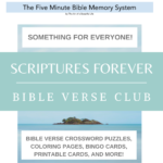 Scriptures Forever Bible Verse Memory Club