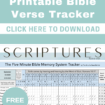 Printable Bible Verse Tracker