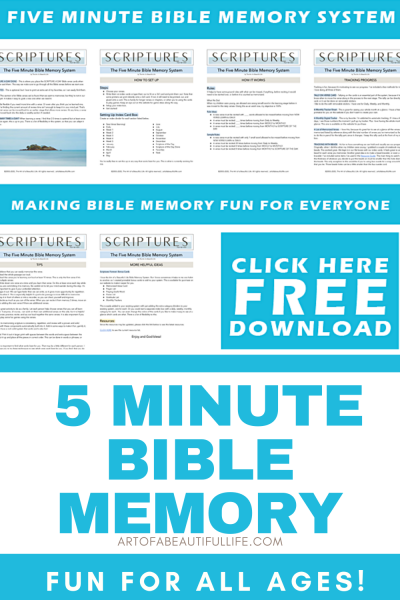 How to Memorize Bible Verses